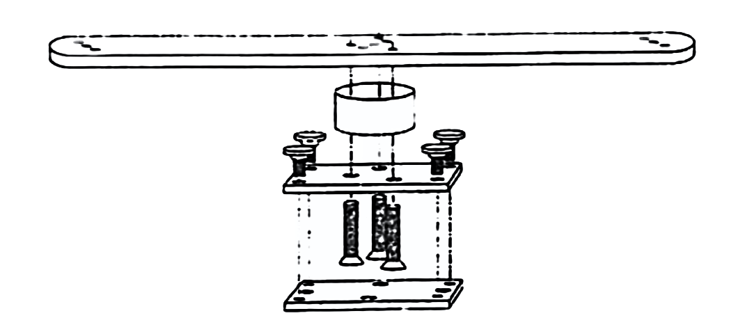 Triple Deck Mount w/ Multi-Lok Rod Holders