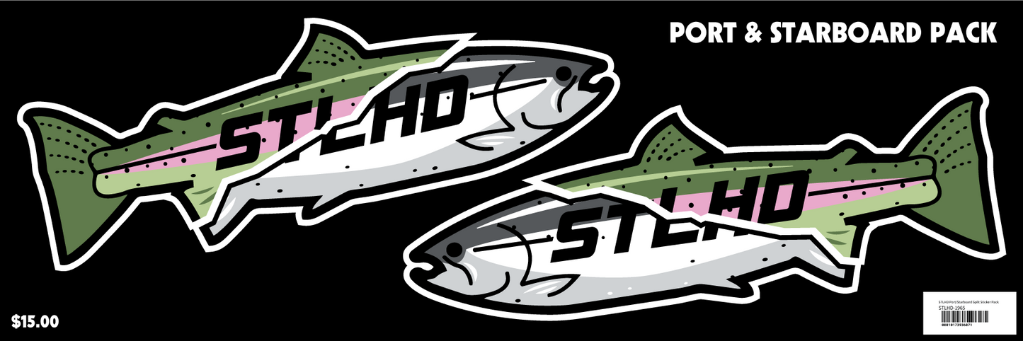 STLHD Port/Starboard Split Sticker Pack