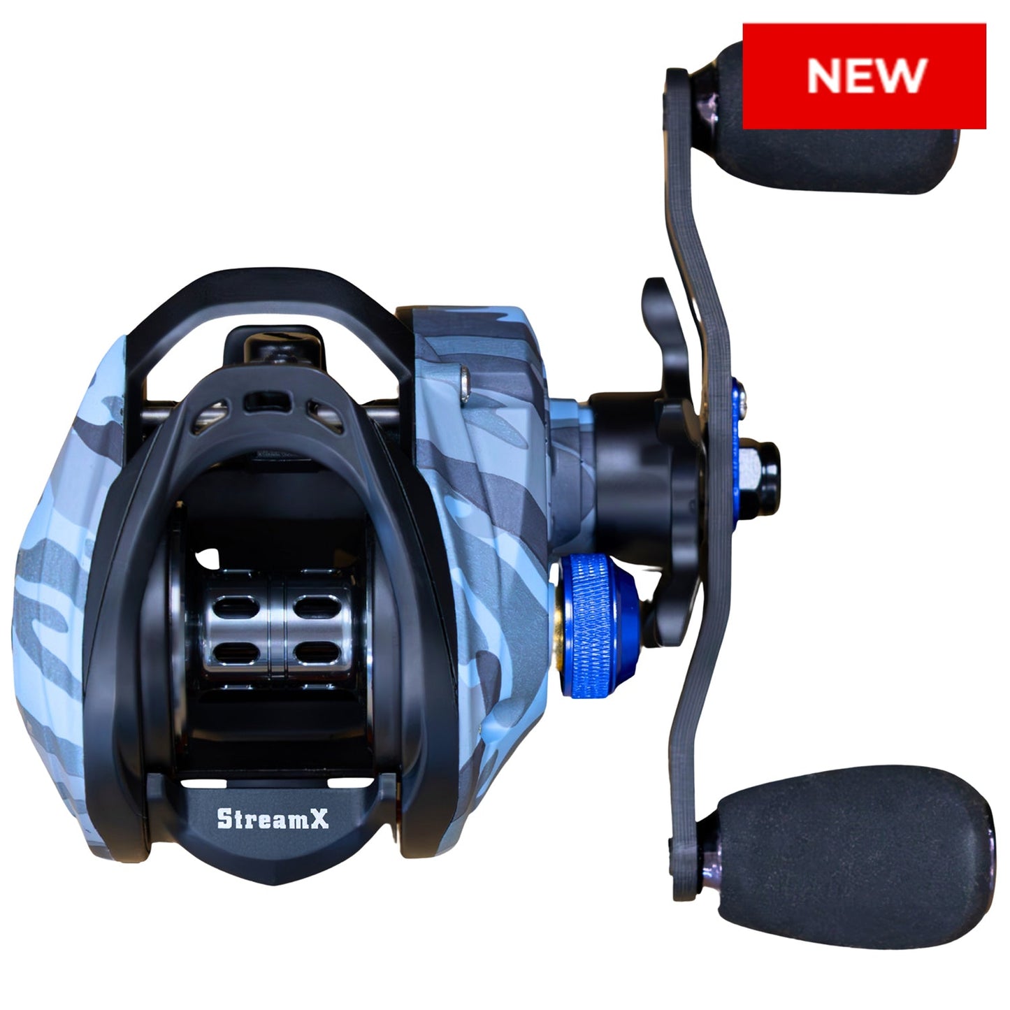 Reaction Tackle Baitcasting Fishing Reel- StreamX Edition- 7.5:1 gear ratio - NEW
