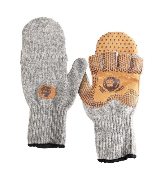 FISH MONKEY WOOLY MITTEN GLOVES