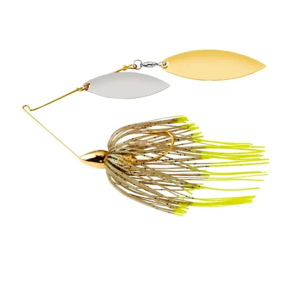 WAR EAGLE GOLD FRAME DOUBLE WILLOW SPINNERBAIT