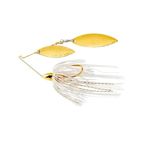 War Eagle Gold Frame Hammered Double Willow Spinnerbait