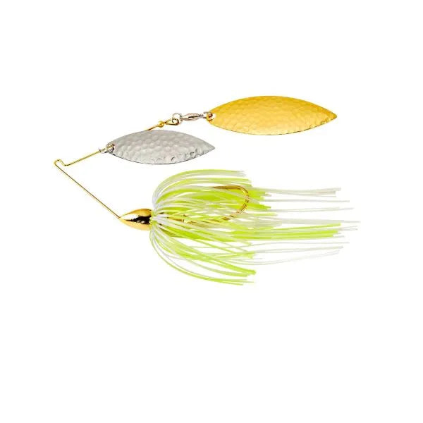 War Eagle Gold Frame Hammered Double Willow Spinnerbait